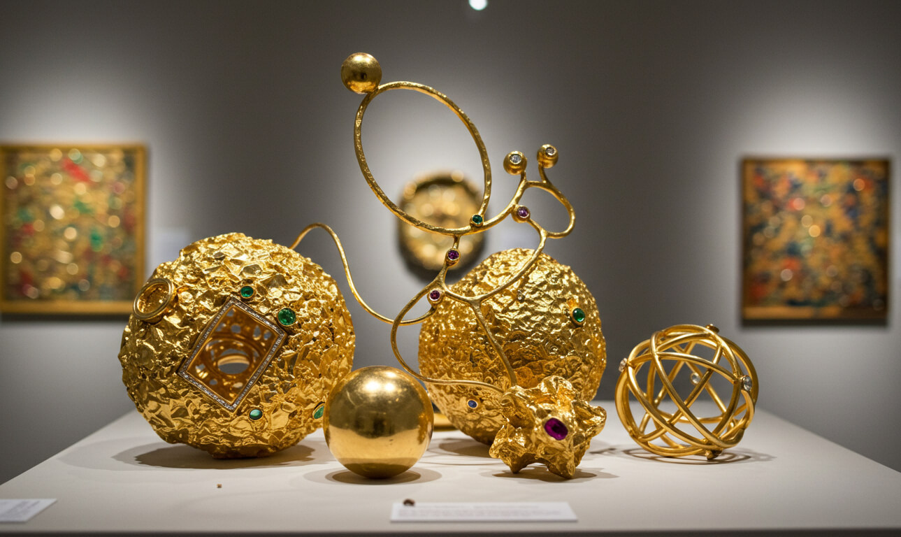 Çağdaş Sanatta Altın ve Mücevher: Geleneksel Süslemenin Ötesinde