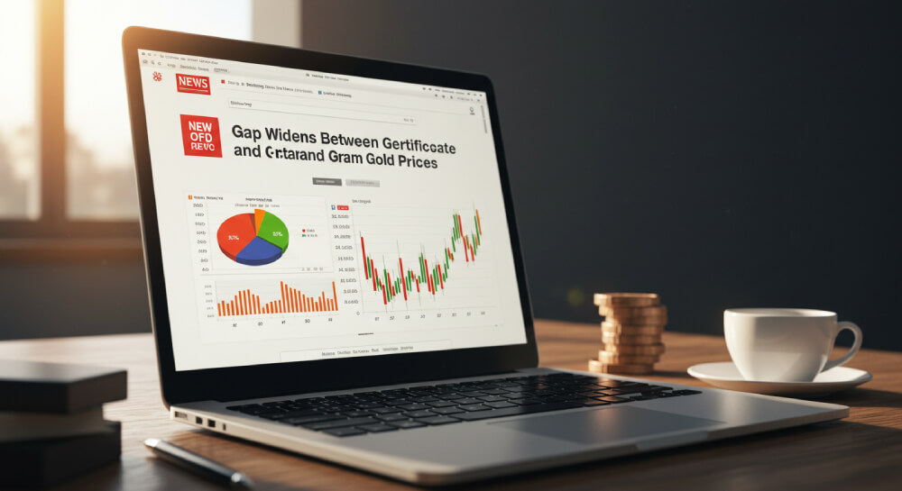 Gap Widens Between Gold Certificate and Gram Gold Prices
